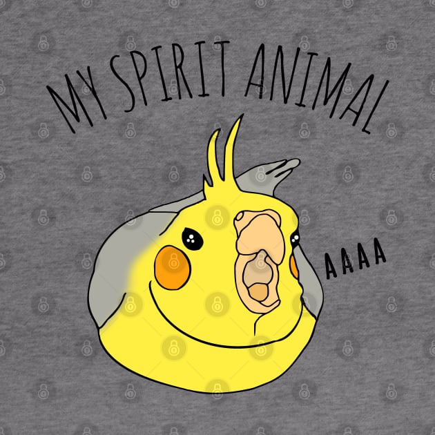 my spirit animal is an angry cockatiel by FandomizedRose